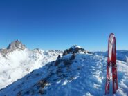In cima al Rocher, appena più in là in Bec du Lievre