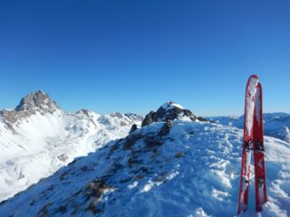 In cima al Rocher, appena più in là in Bec du Lievre