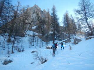 salendo al Col de la Trancoulette