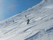 l'inizio della discesa