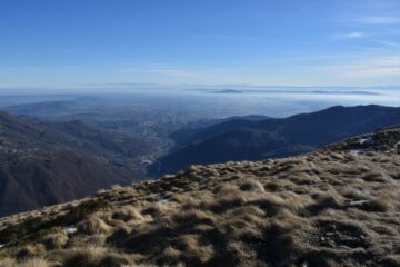 vista infinita verso la pianura...