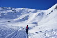 Salendo verso il Col de Flassin