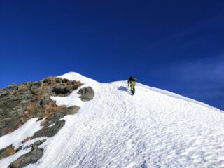 inizio cresta verso la cima