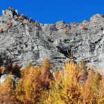 A sinistra il Bec Raty Occ. dove, al centro, sale la via