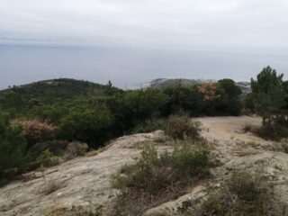 finestra panoramica verso Bordighera Alta