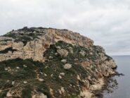 Vista della falesia, settore Giardini Sospesi