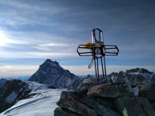 Vetta Meidassa con vista sulla nord del Viso.