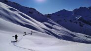 Sul traverso che immette nel valloncello del colletto q. 3050.