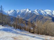 Dal Sellar, il panorama verso la testata della valle.