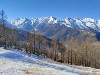 Dal Sellar, il panorama verso la testata della valle.