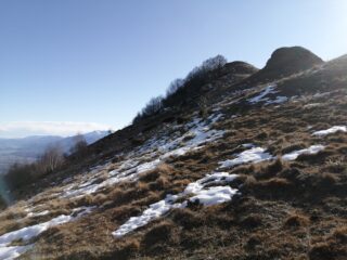situazione rampa finale in cima