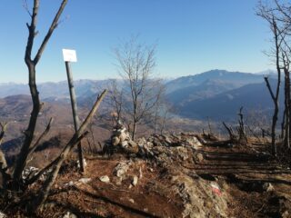 Cima Minisfreddo e panorama