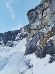 La prima metà della cascata