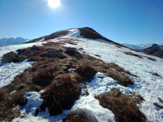 Tratto di neve molto ghiacciata, ma in piano...