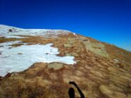 sempre meno neve verso la punta