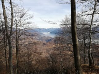 Panorama poco sotto la vetta