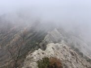 La cresta sud del Dente del Ramaceto vista dall'alto