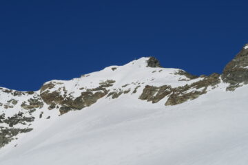 la cima con le vecchie tracce
