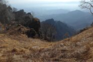Scendendo dal colle Aragno ovest