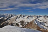 Vista di vetta con Pioda di Crana al centro