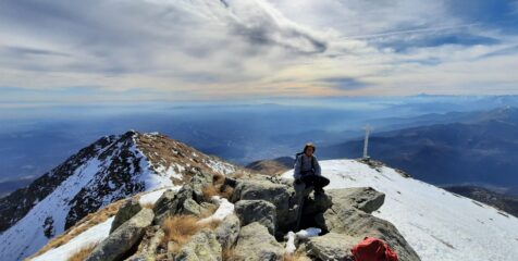 le due croci dalla cima nord della Quinseina