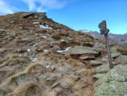 Indicazioni verso la cima