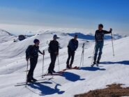 Con il rifugio Sanremo sullo sfondo