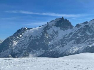 La Meije dalla cima 