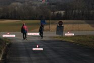 L’arrivo da Moncestino sulla SP3 dei Fagiolini, dove si chiude l’anello