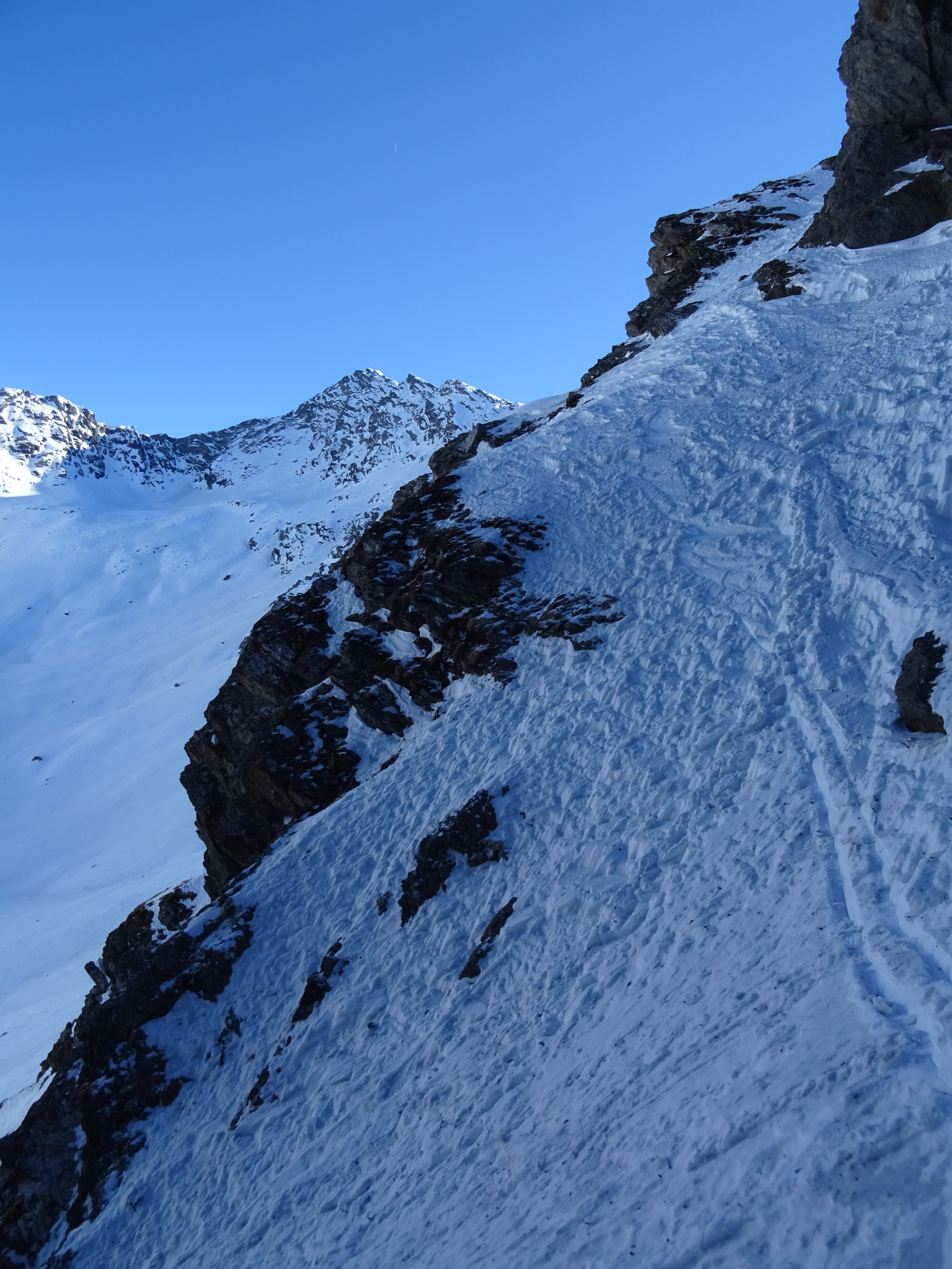 La rampa dopo la mia discesa