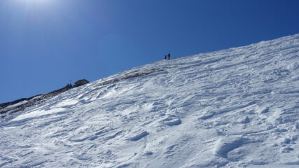 Arrivo in cresta