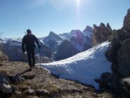 sulle cresta di salita 