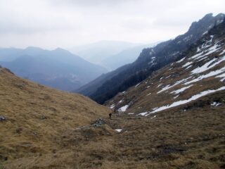 il Vallone  di Cauri (discesa)
