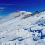 neve ventata sul versante nord verso il Cugulet
