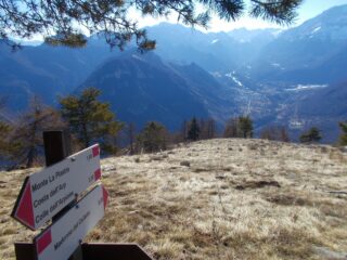 sul sentiero di salita 
