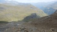 Scendiamo nel Vallon de Pouey d'Aspe.