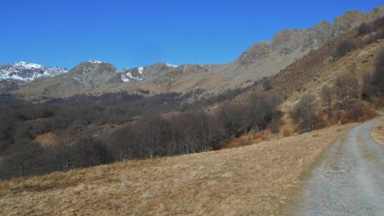 Dalla partenza vista su Marmottere e Ciriunda