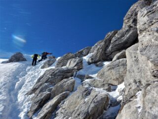 Ultimi passi per la cima