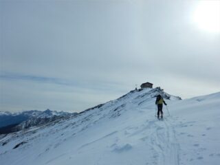 Arrivo in cima.