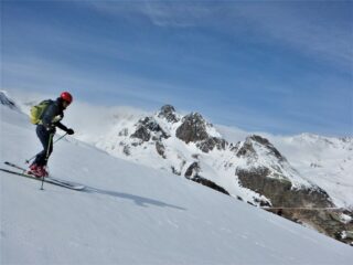 Nella parte intermedia bella neve portante.