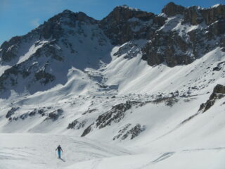sullo sfondo il Pic de Beaudois