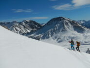 sullo sfondo Clot la Cime