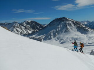 sullo sfondo Clot la Cime