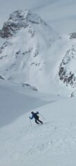 Discesa con la Becca du Mont