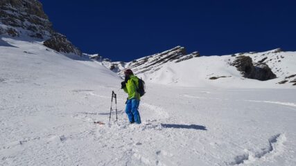 Notare il grottino a dx, punto di riferimento