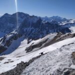 quasi in vetta, a piedi