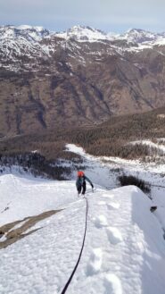 Ultimi tratti di cresta per la cima