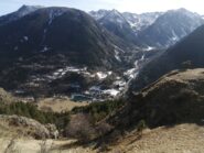 gran panorama su Pietraporzio scendendo