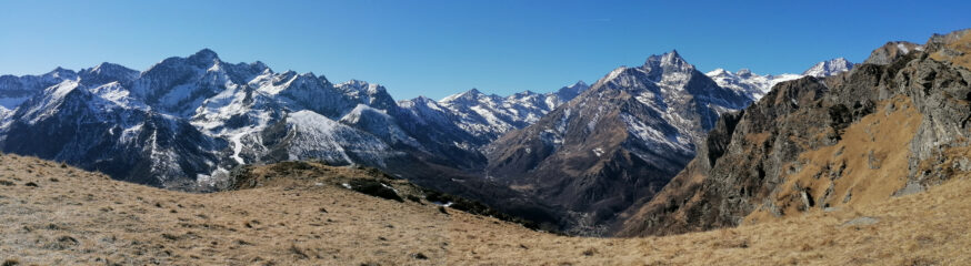 Panorama dal colle