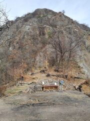 Ciò che resta del baitello alla base